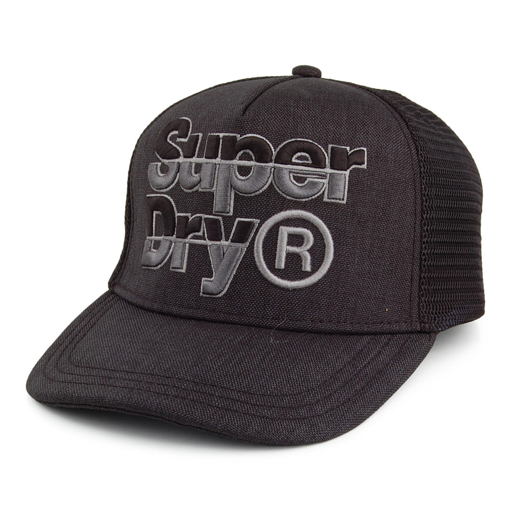 Casquette Trucker Mega Logo noir SUPERDRY