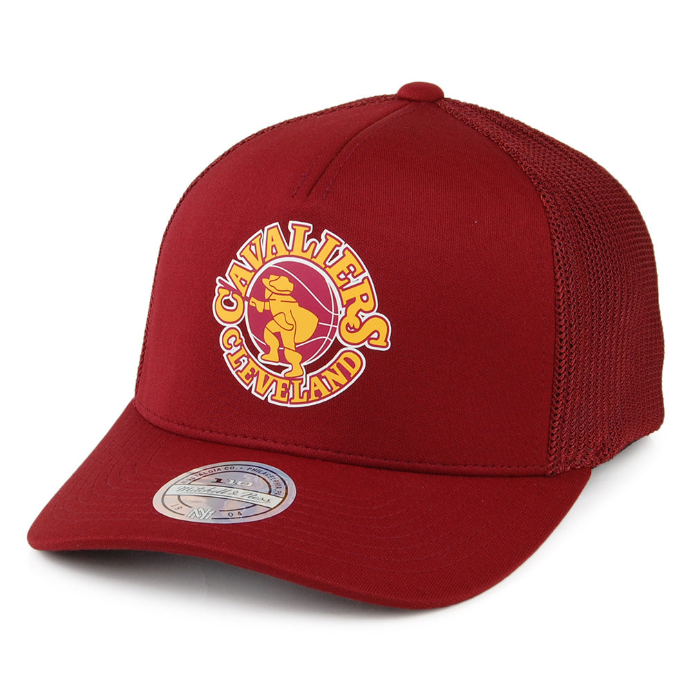 Casquette Trucker Vintage Jersey Cleveland Cavaliers bordeaux MITCHELL & NESS