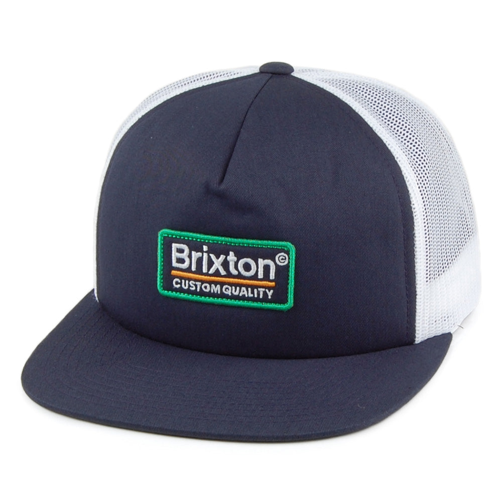 Casquette Trucker Palmer Mesh bleu-blanc BRIXTON