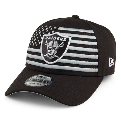 Casquette 9FORTY NFL Draft Las Vegas Raiders noir-gris NEW ERA