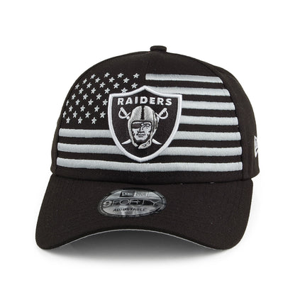 Casquette 9FORTY NFL Draft Las Vegas Raiders noir-gris NEW ERA