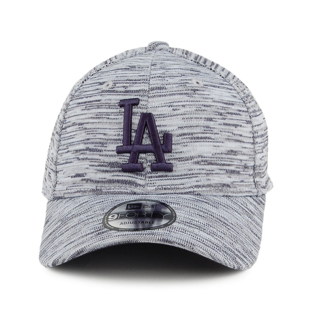 Casquette 9FORTY Engineered Fit L.A. Dodgers mélange de gris NEW ERA