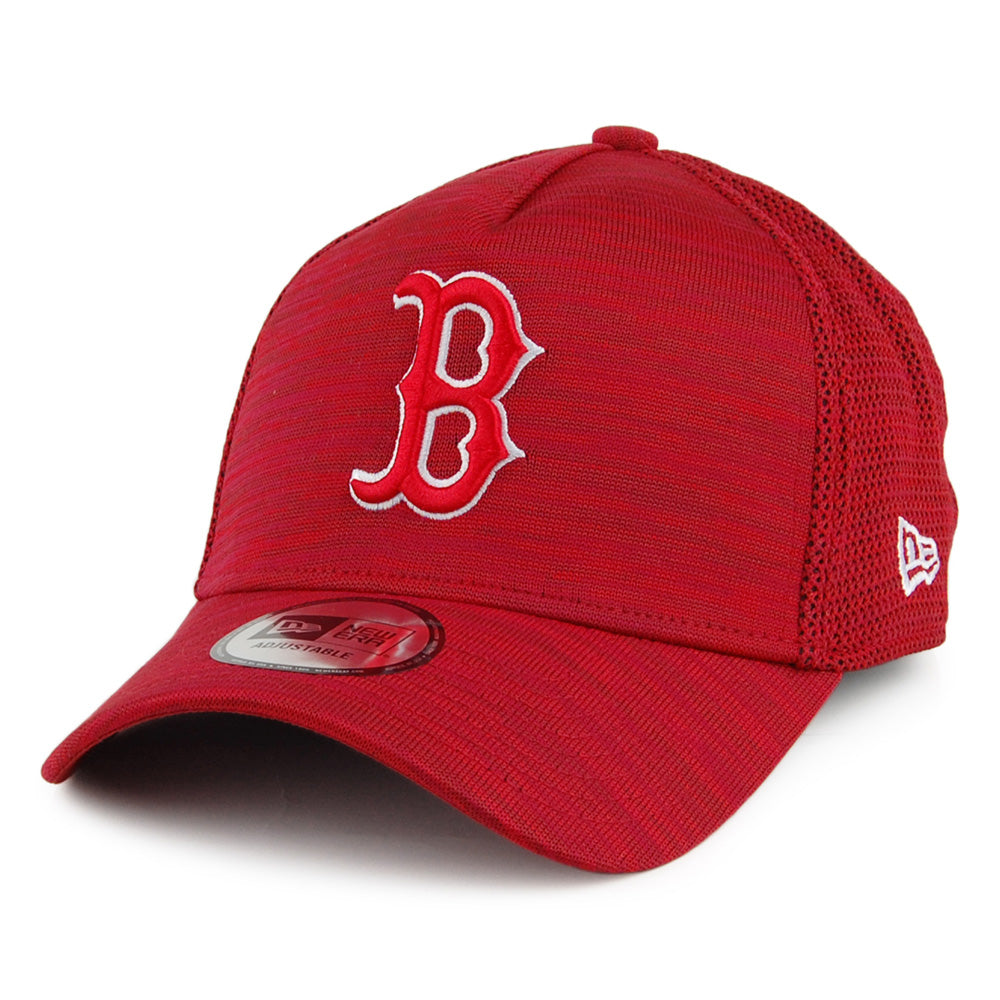Casquette 9FORTY A-Frame Engineered Fit Boston Red Sox rouge mélangé NEW ERA