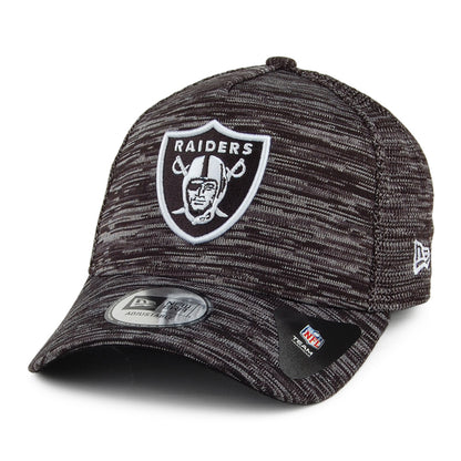 Casquette 9FORTY Engineered Fit A-Frame Las Vegas Raiders mélange de noirs NEW ERA