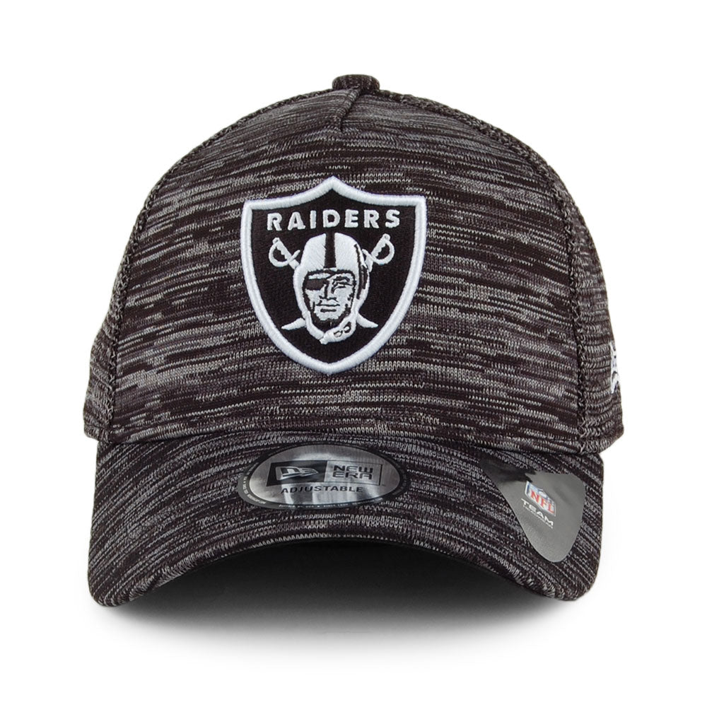 Casquette 9FORTY Engineered Fit A-Frame Las Vegas Raiders mélange de noirs NEW ERA