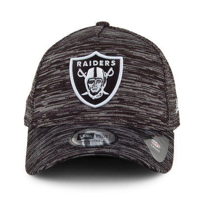 Casquette 9FORTY Engineered Fit A-Frame Las Vegas Raiders mélange de noirs NEW ERA