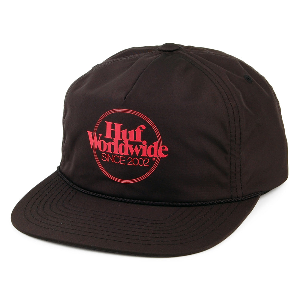 Casquette avec Zip à l'Arrière Issue noir HUF
