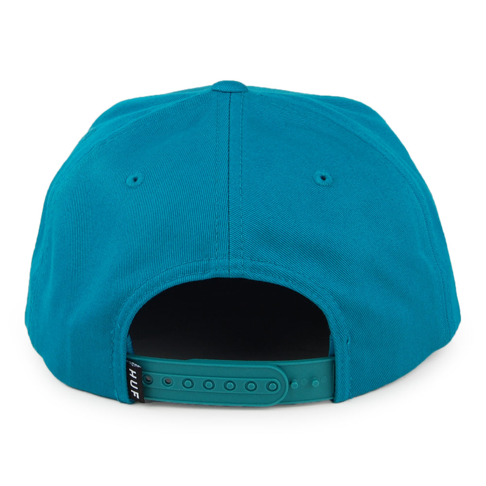 Casquette Snapback Triple Triangle bleu sarcelle HUF