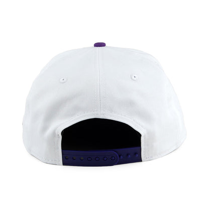 Casquette Snapback 9FIFTY Retro NBA L.A. Lakers blanc-violet NEW ERA