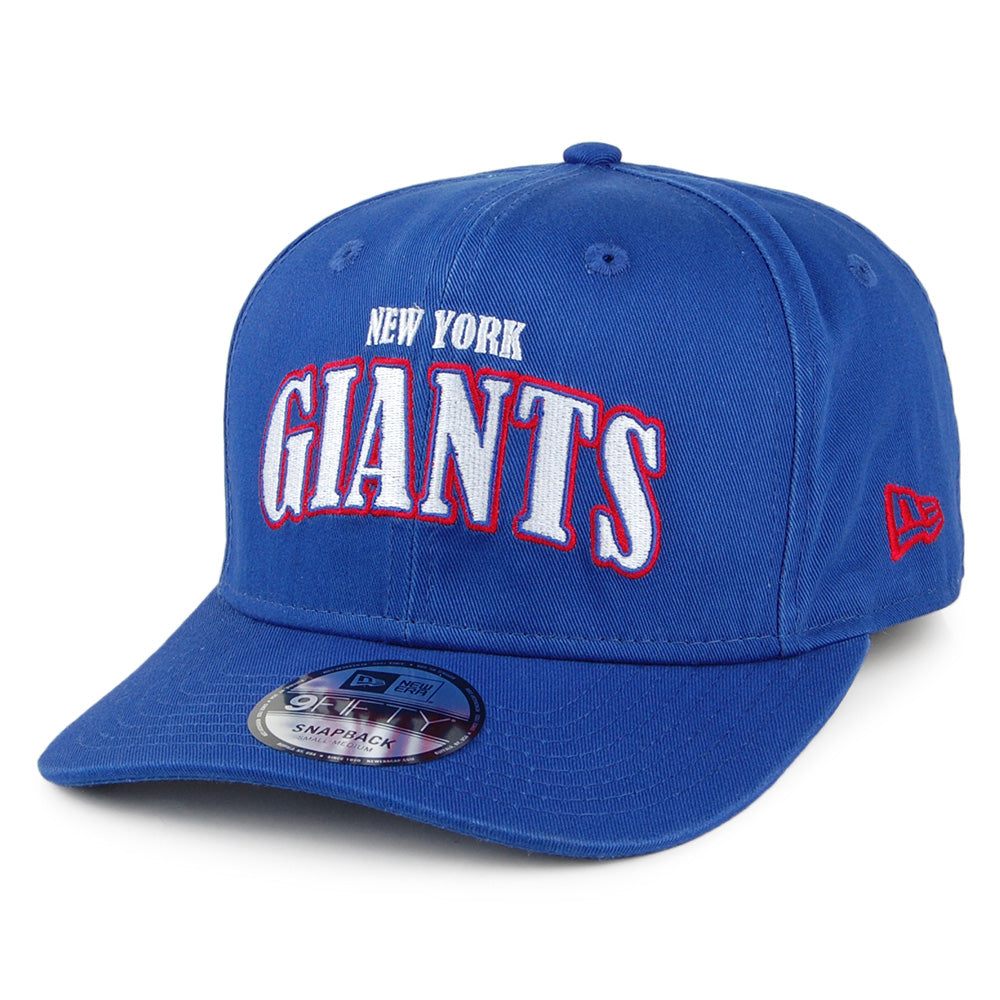 Casquette Snapback 9FIFTY NFL Pre-Curved New York Giants bleu NEW ERA