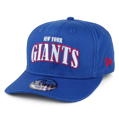 Casquette Snapback 9FIFTY NFL Pre-Curved New York Giants bleu NEW ERA