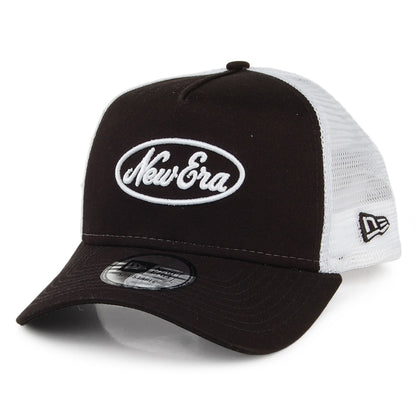 Casquette Trucker Oval Script noir NEW ERA