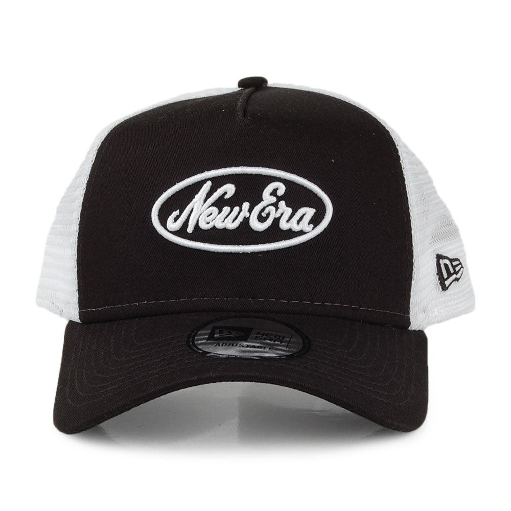 Casquette Trucker Oval Script noir NEW ERA