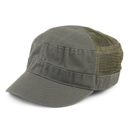 Casquette Militaire Oak Mesh Cotton olive DORFMAN PACIFIC