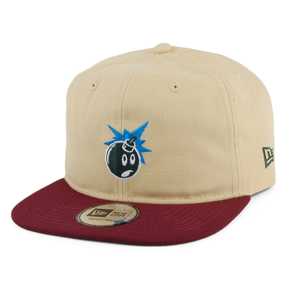Casquette Snapback New Era Keen jaune-bordeaux THE HUNDREDS