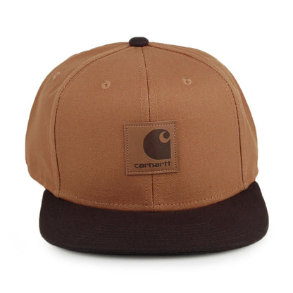 Casquette Snapback Bicolore Logo marron-noir CARHARTT WIP