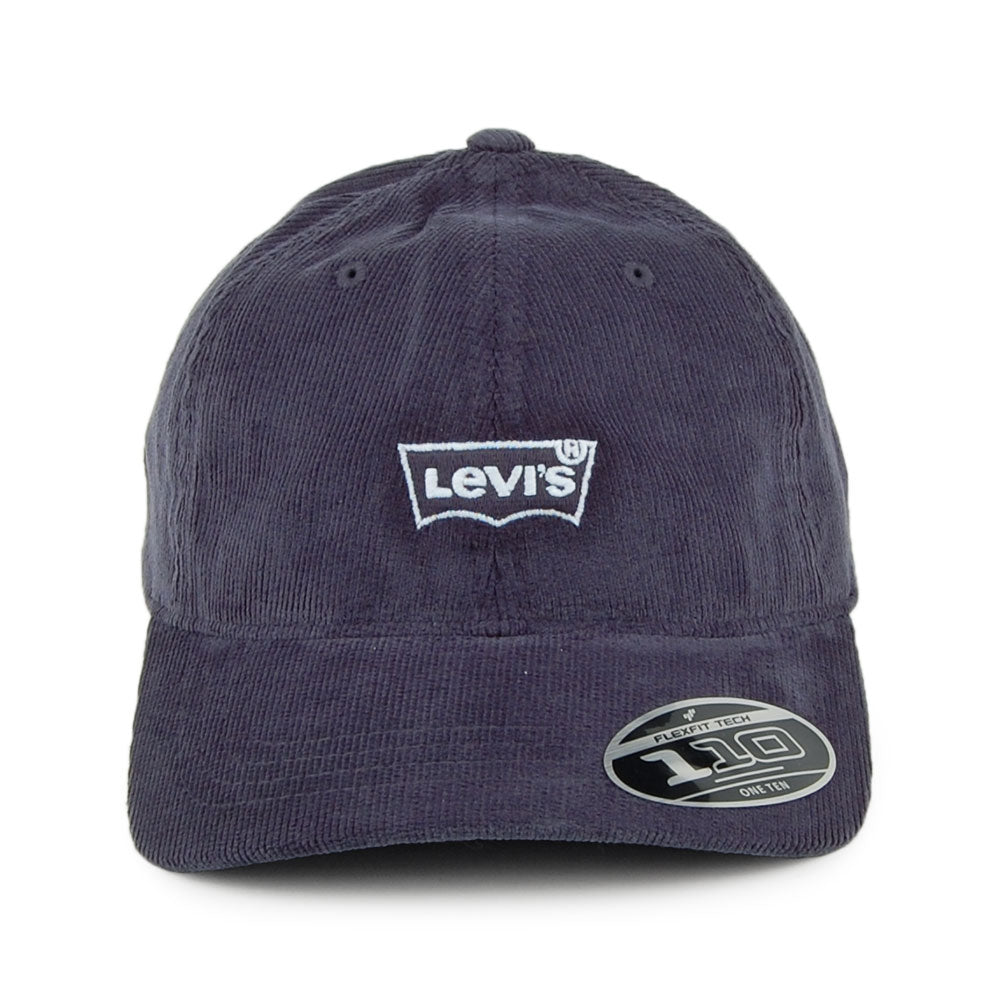 Casquette Flexfit en Velours Côtelé Batwing bleu marine LEVI'S