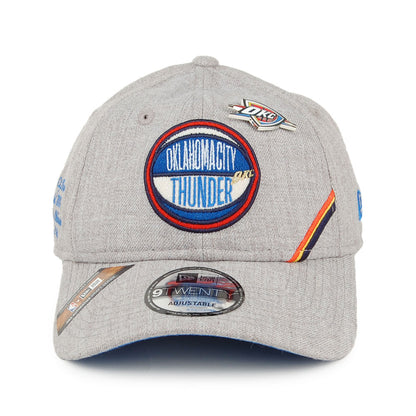 Casquette 9TWENTY NBA Draft Oklahoma City Thunder gris chiné NEW ERA