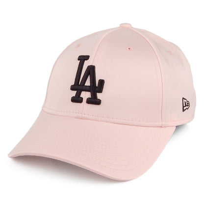 Casquette Femme 9FORTY MLB en Satin L.A. Dodgers rose-noir NEW ERA