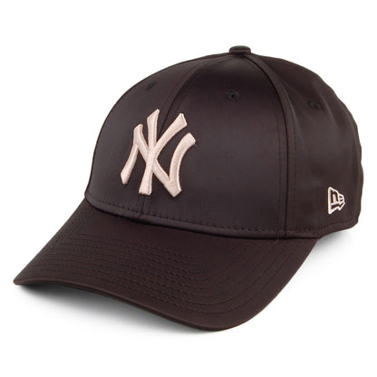 Casquette Femme 9FORTY MLB en Satin New York Yankees noir-rose NEW ERA