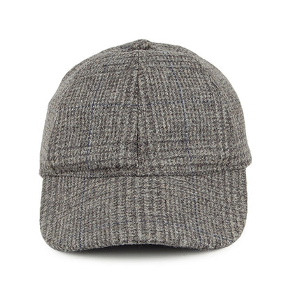 Casquette en Tweed Prince-de-Galles gris CHRISTYS