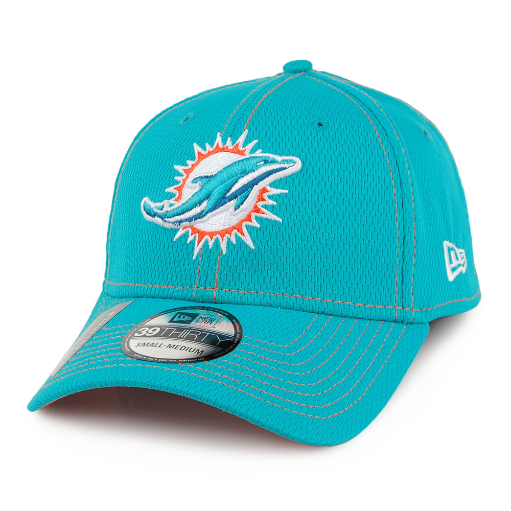 Casquette 39THIRTY NFL Onfield Road Miami Dolphins bleu sarcelle NEW ERA