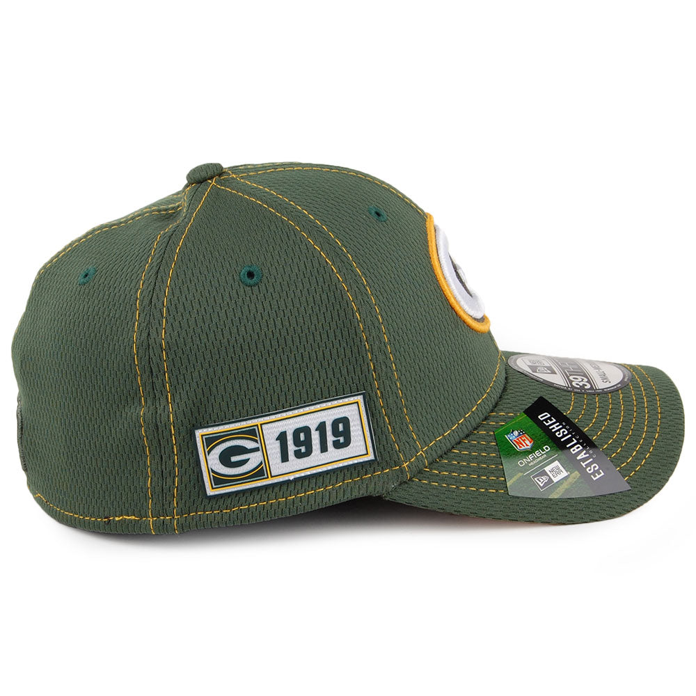 Casquette 39THIRTY NFL Onfield Road Green Bay Packers vert NEW ERA