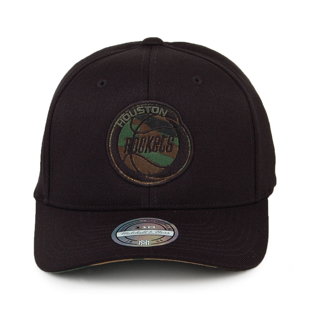 Casquette Snapback Camo Logo Houston Rockets noir MITCHELL & NESS