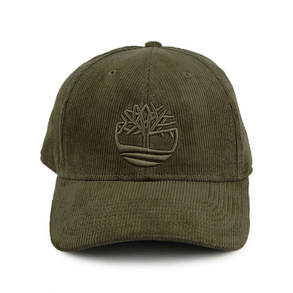 Casquette en Velours Côtelé Logo olive TIMBERLAND