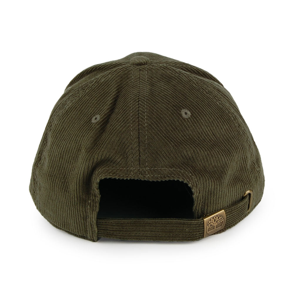 Casquette en Velours Côtelé Logo olive TIMBERLAND