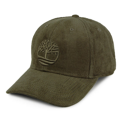 Casquette en Velours Côtelé Logo olive TIMBERLAND