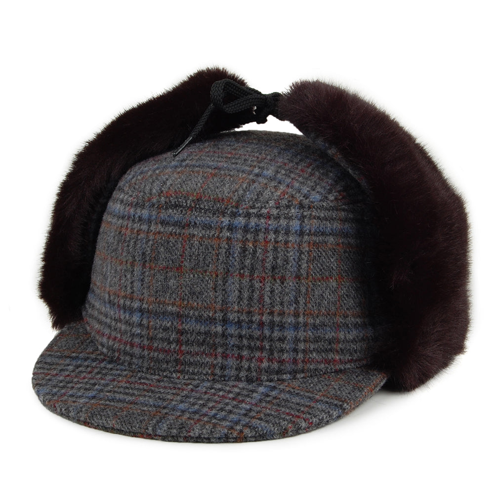 Casquette Militaire Avec Protège-Oreilles Krusk gris-noir CRAMBES