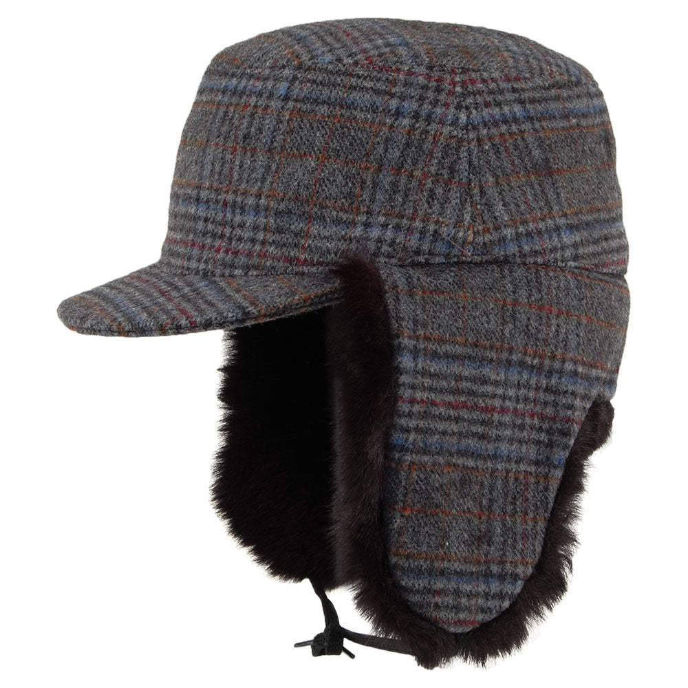 Casquette Militaire Avec Protège-Oreilles Krusk gris-noir CRAMBES