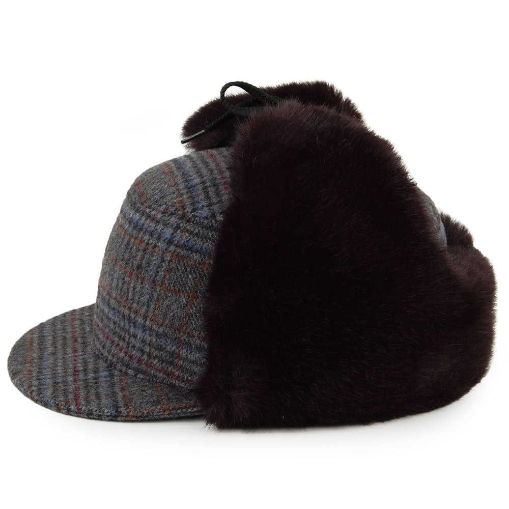 Casquette Militaire Avec Protège-Oreilles Krusk gris-noir CRAMBES