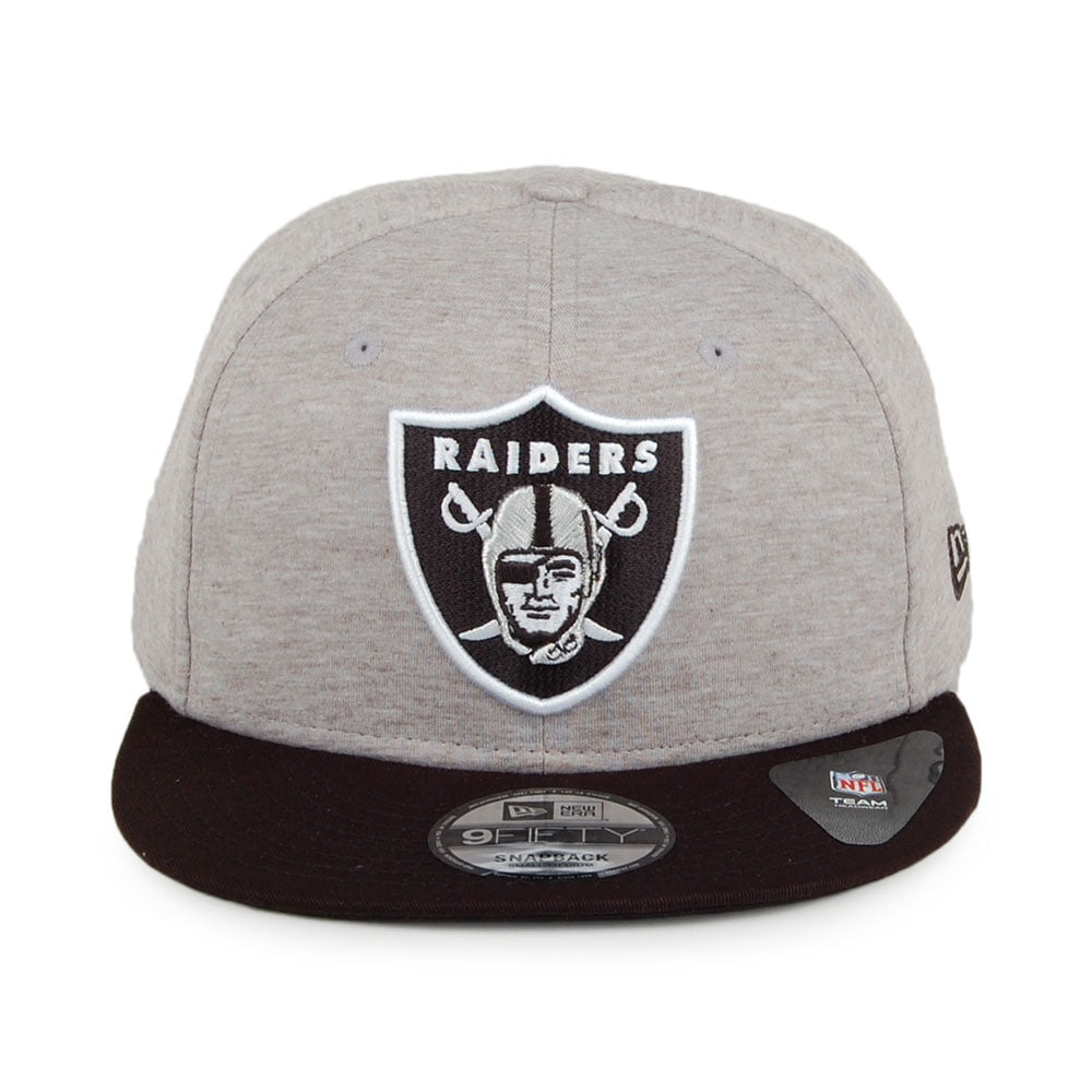 Casquette Snapback 9FIFTY NFL Jersey Essential Oakland Raiders gris-noir NEW ERA