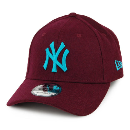 Casquette 9FORTY MLB Melton New York Yankees bordeaux-bleu sarcelle NEW ERA