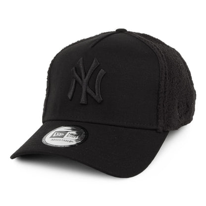 Casquette Trucker MLB Sherpa New York Yankees noir NEW ERA
