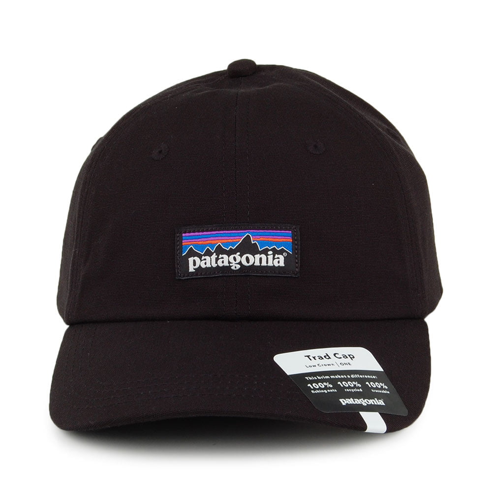 Casquette en Coton Bio P-6 Label Trad noir PATAGONIA