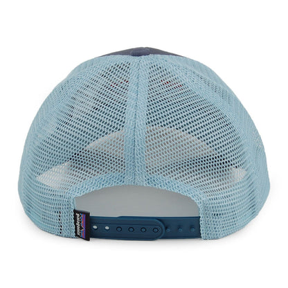 Casquette Trucker en Toile de Coton Bio LoPro Line Logo Ridge bleu PATAGONIA