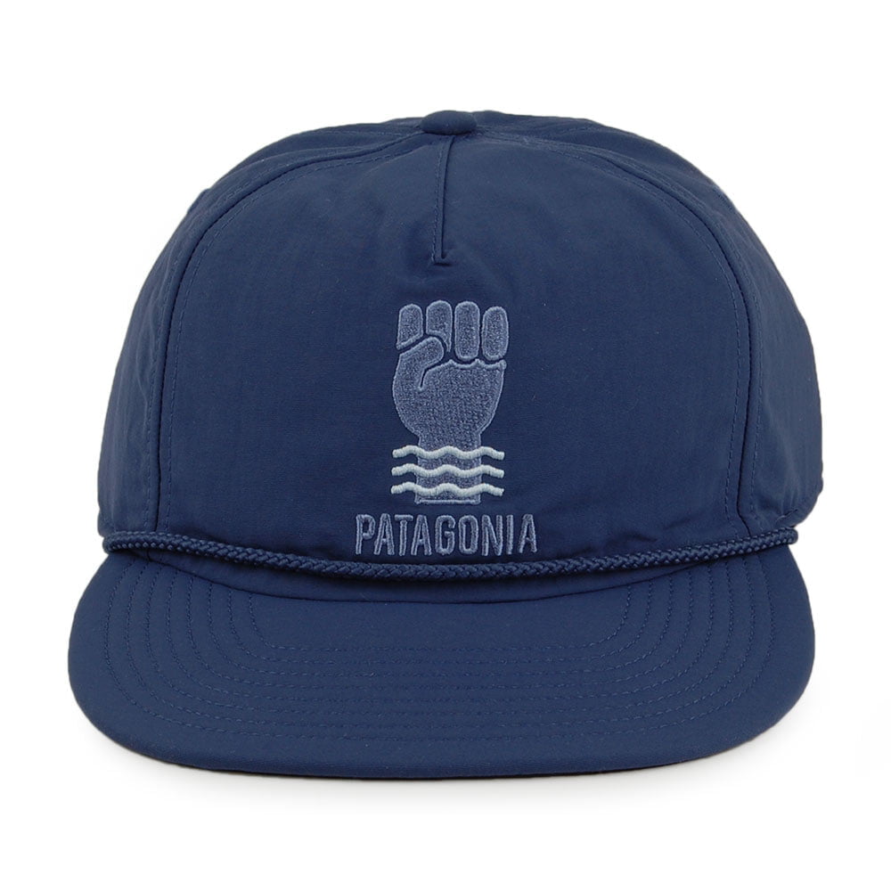 Casquette Strapback en Nylon Recyclé Hydrofuge Waterfarer bleu PATAGONIA
