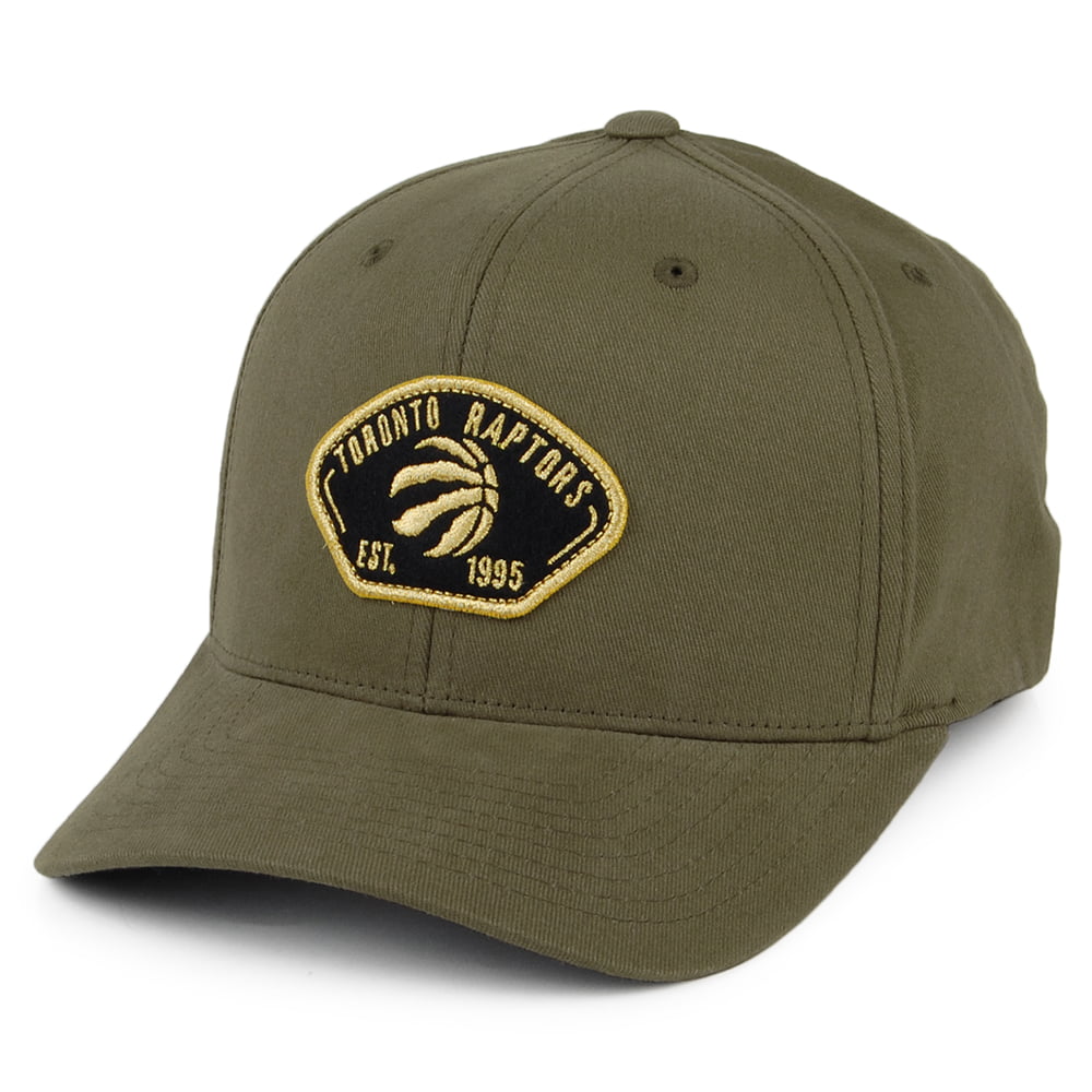 Casquette Snapback Captain Toronto Raptors olive MITCHELL & NESS