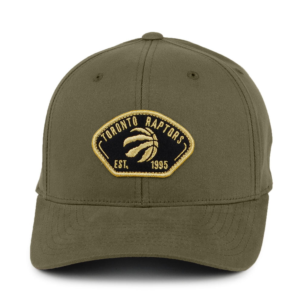 Casquette Snapback Captain Toronto Raptors olive MITCHELL & NESS
