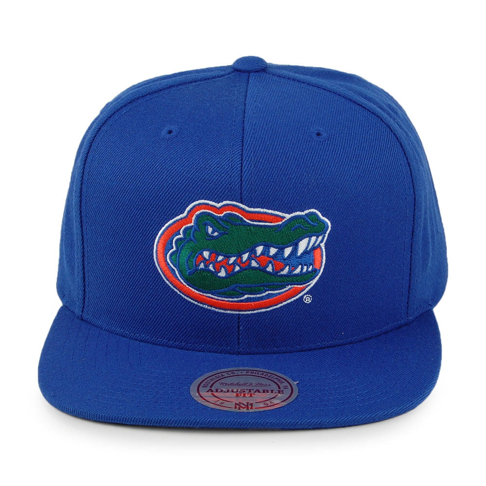 Casquette Snapback Core Wool Solid Florida Gators bleu MITCHELL & NESS