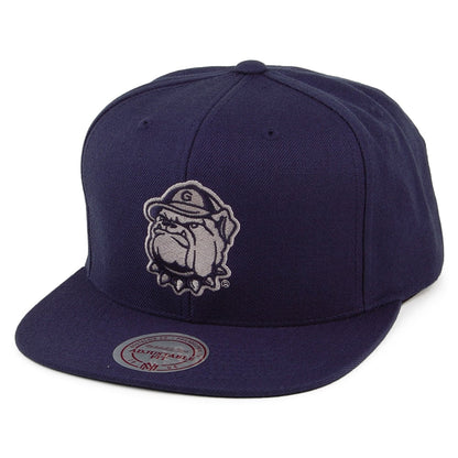 Casquette Snapback Core Wool Solid Georgetown Hoyas bleu marine MITCHELL & NESS