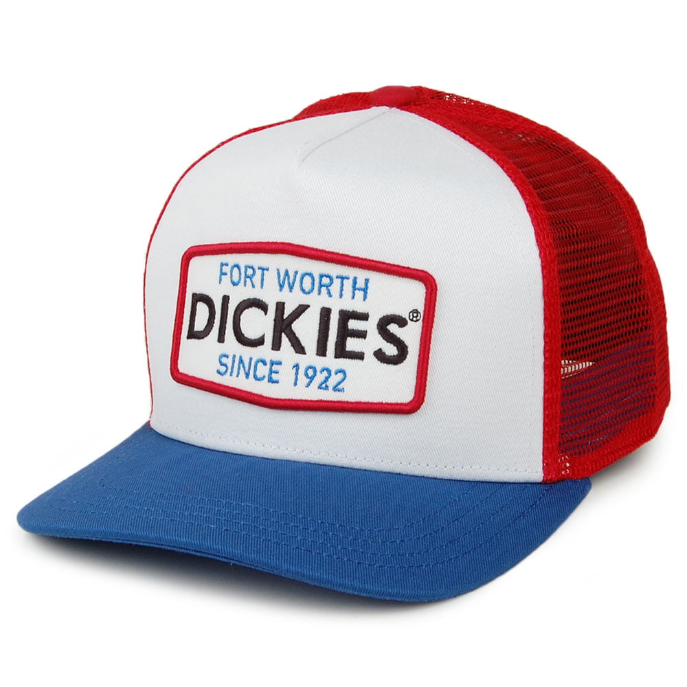 Casquette Trucker Millen blanc-rouge DICKIES