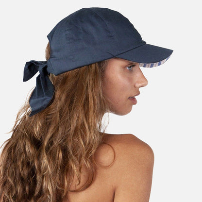 Casquette de Soleil en Coton Wupper bleu marine BARTS