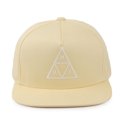 Casquette Snapback Triple Triangle citron HUF