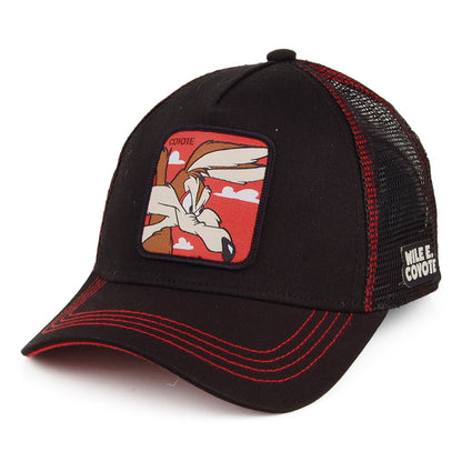 Casquette Trucker Looney Tunes Vil Coyote noir CAPSLAB