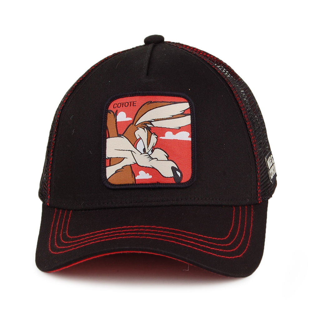 Casquette Trucker Looney Tunes Vil Coyote noir CAPSLAB