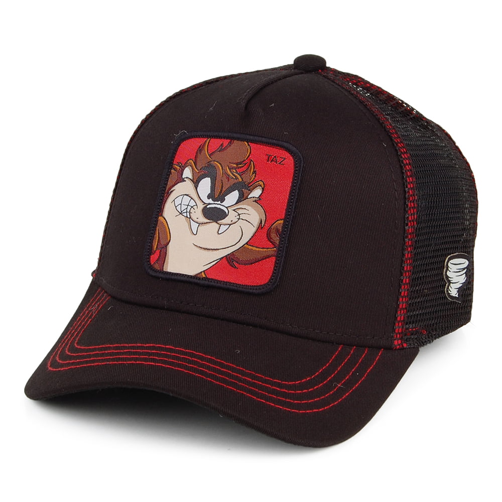 Casquette Trucker Looney Tunes Taz noir-rouge CAPSLAB
